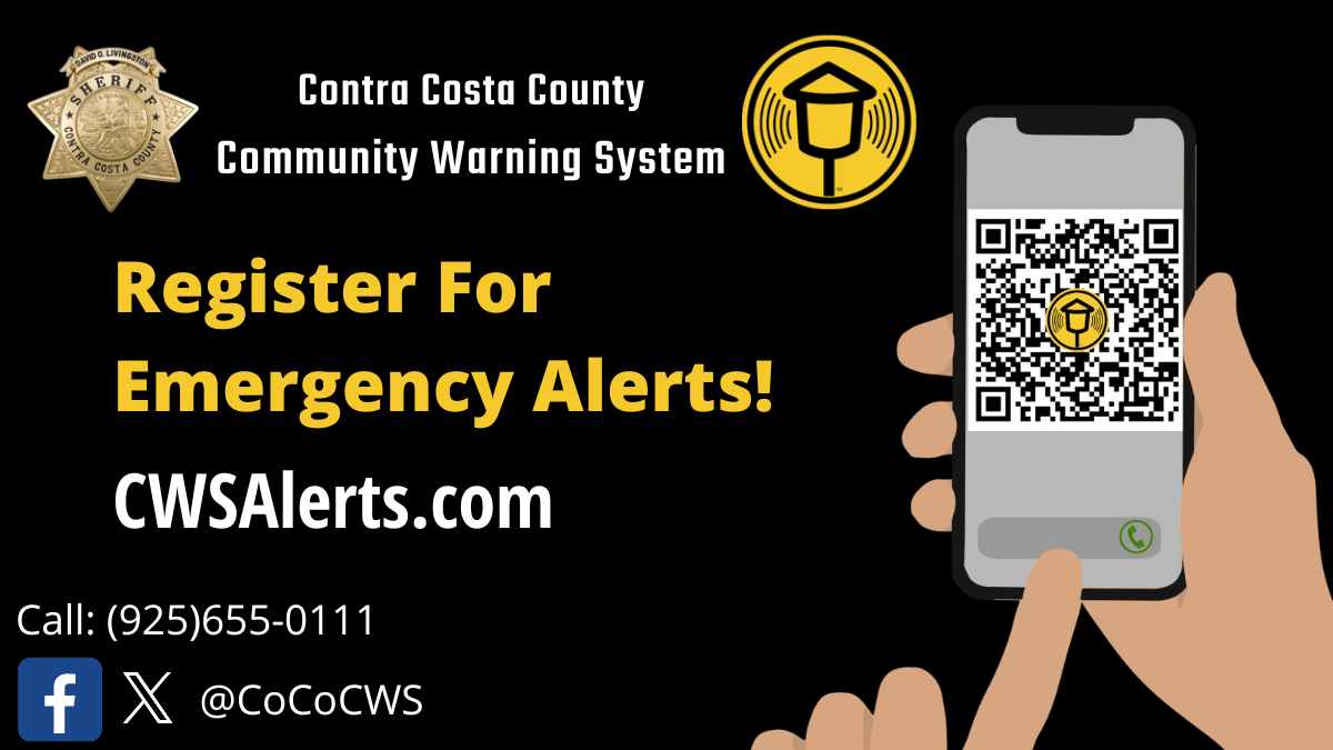 Register for Emergency Alerts with CCC Community Warning System